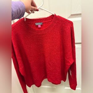 Vince Camuto Cozy Season Red Sweater